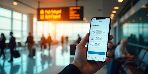 airlines automate rebooking and refunds in the event of flight disruptions